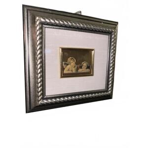 Mini Reproduction of The Sistine Madonna On Silver Lamina Certified Of Guarantee